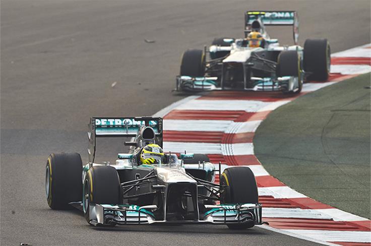 Mercedes had a mixed race, with Rosberg second and Hamilton sixth.